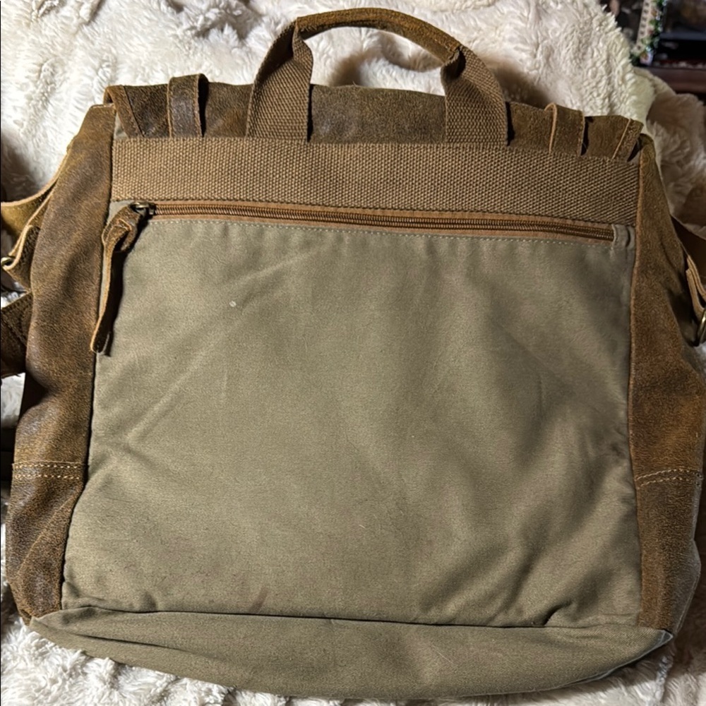 Territory Ahead Leather Men's Satchel- Vintage - Picture 7 of 16